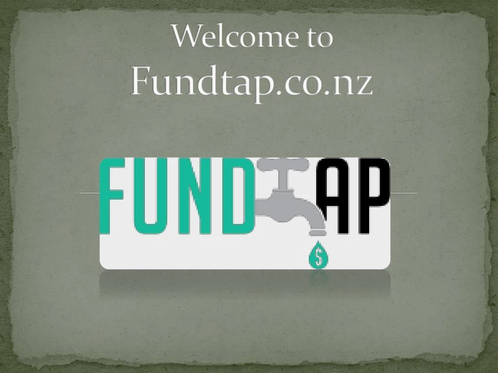 welcome to fundtap co nz