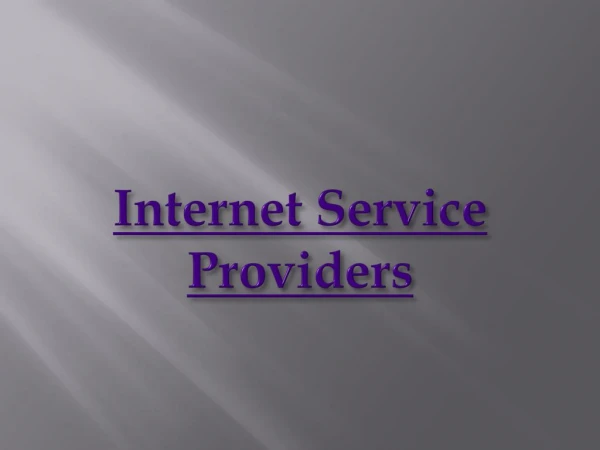 Internet Service Providers (ISP) - TOP 10 ISP in Lucknow