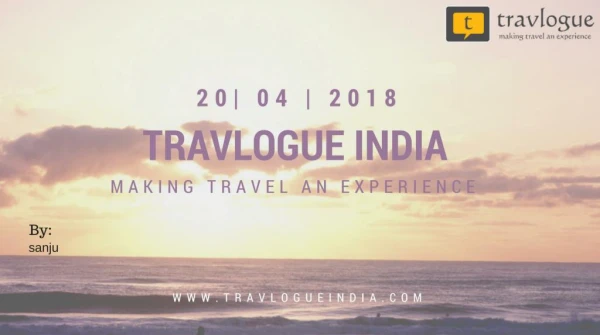 travelling to India with Travlogue India
