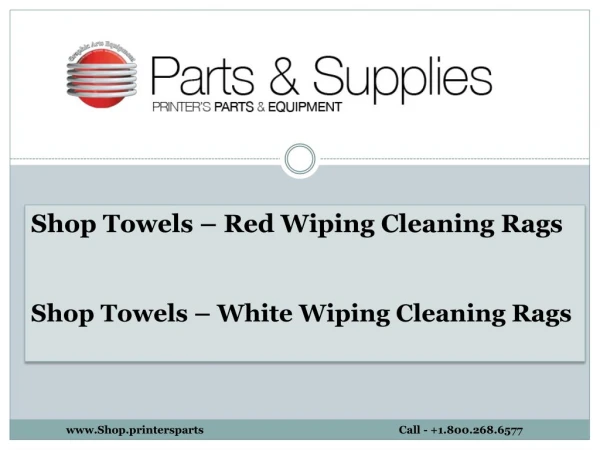 Shop Towels - Wiping Cleaning Rags