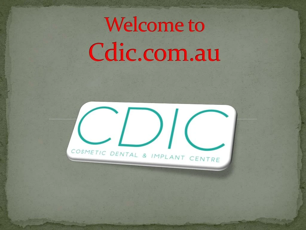 welcome to cdic com au