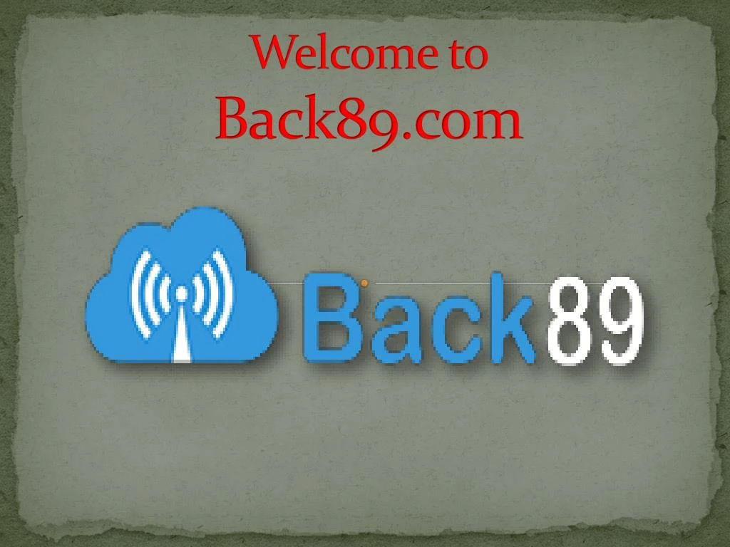 welcome to back89 com