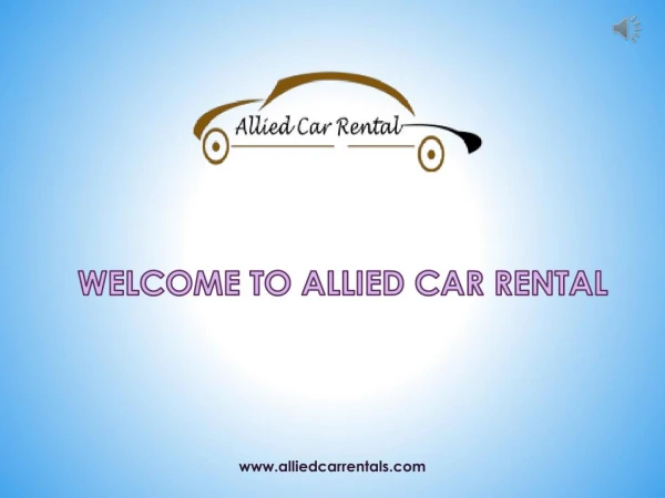 Car Rental Service Providers in Pune - Allied Car Rental