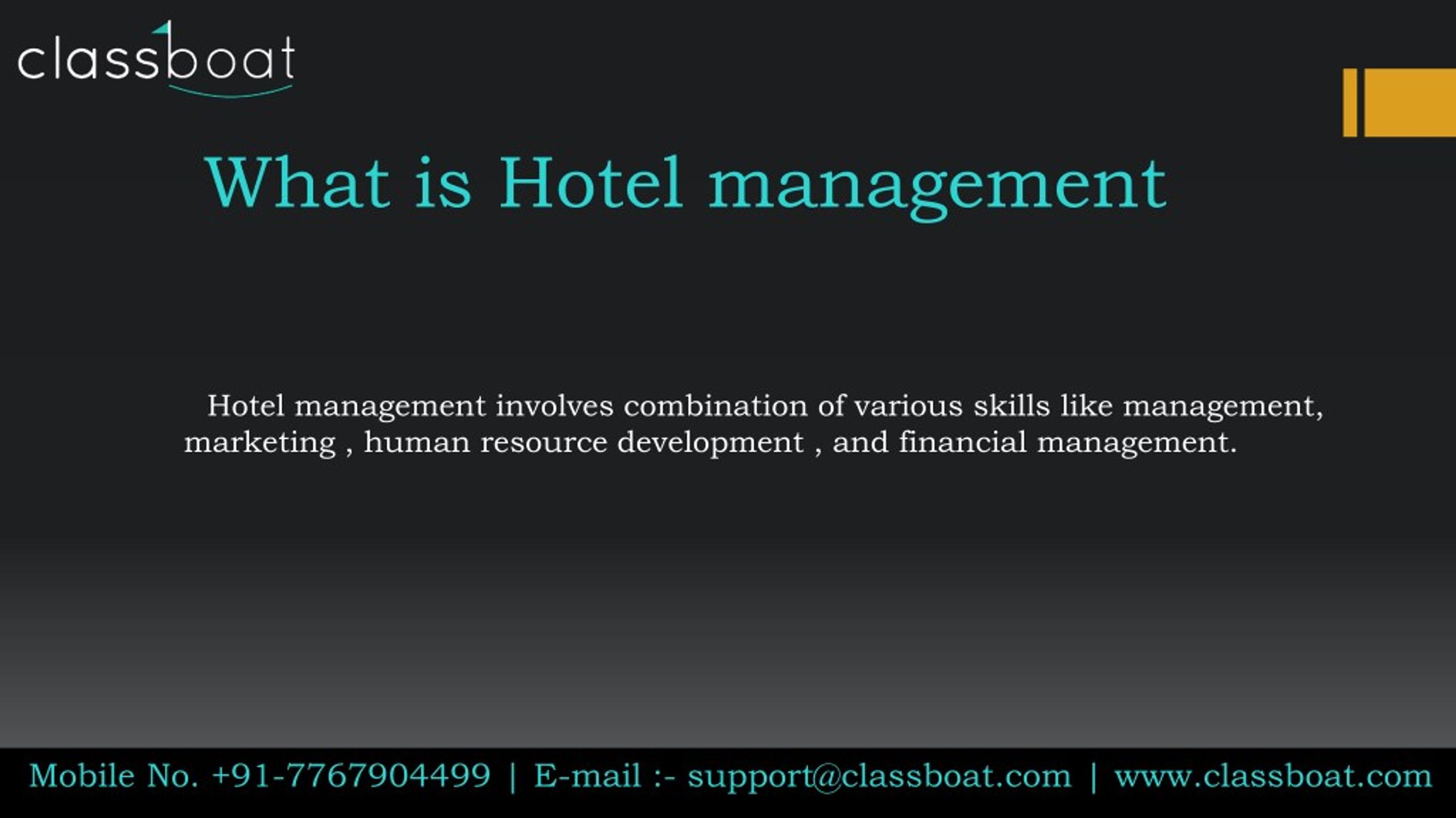 PPT - Best hotel management courses in pune PowerPoint Presentation ...
