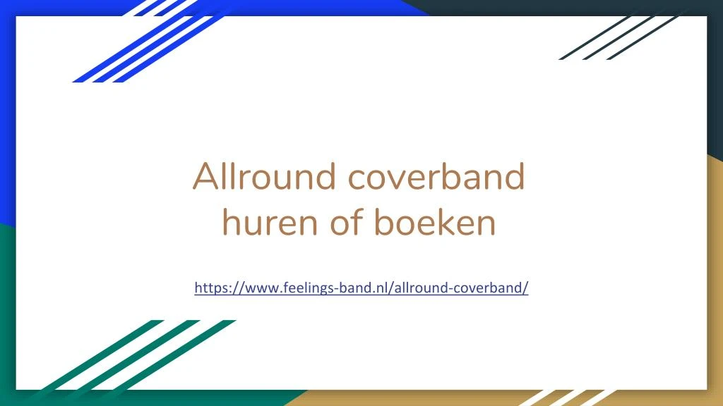 allround coverband huren of boeken