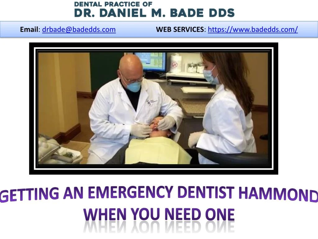 getting an emergency dentist hammond when you need one