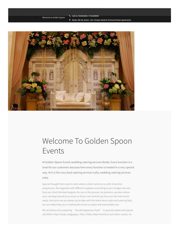 Golden Spoon Events