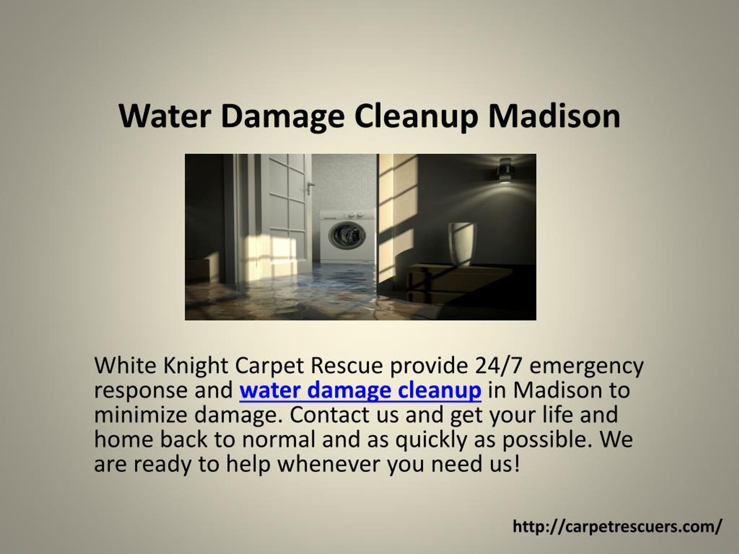 PPT - Water Damage Cleanup Madison PowerPoint Presentation, free ...