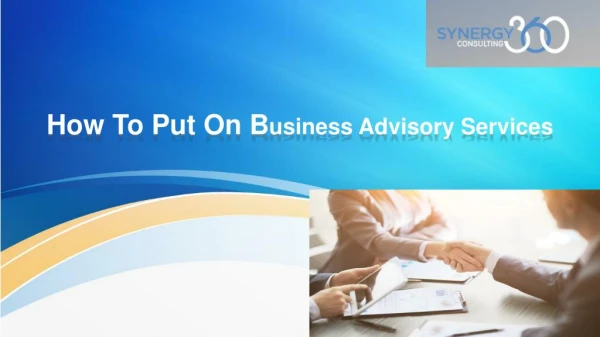 Business Advisory Services - Synergy 360 Consulting
