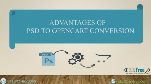 Advantages of psd to open cart conversion