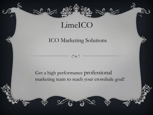 LimeICO Consulting