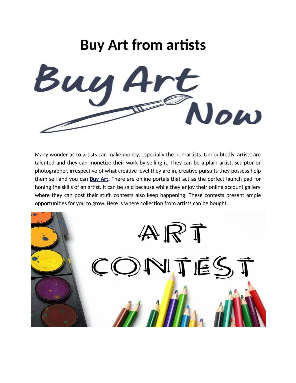buy art from artists