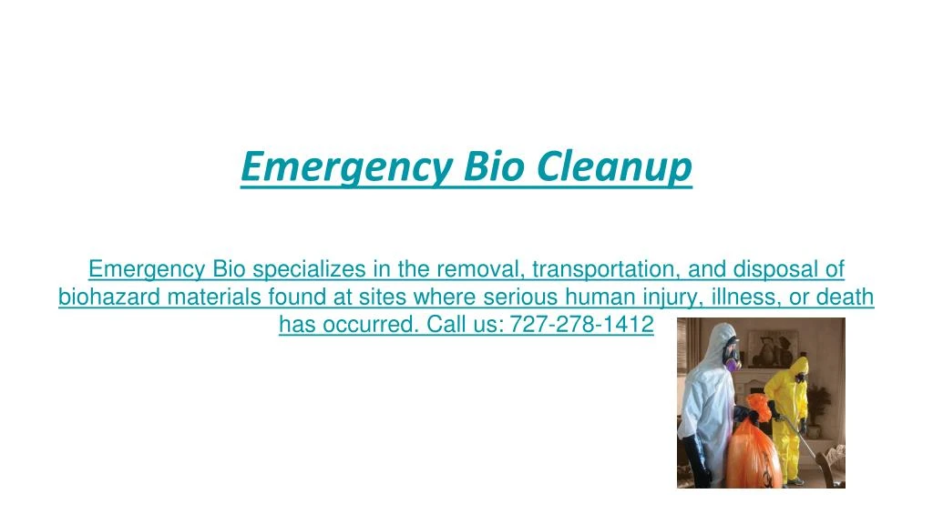 emergency bio cleanup