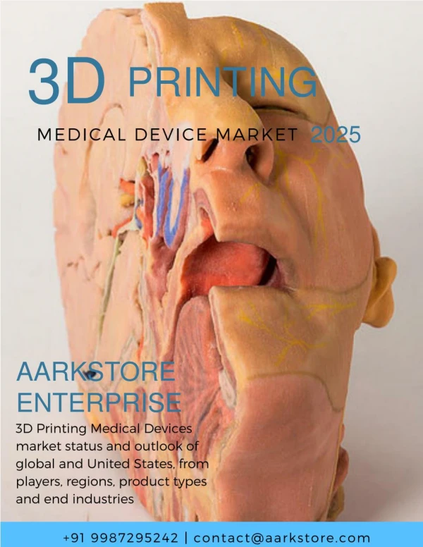 Global and United States 3D Printing Medical Devices Market and forecast 2025