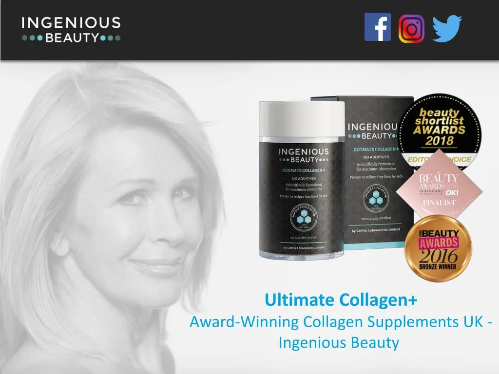 ultimate collagen award winning collagen supplements uk ingenious beauty