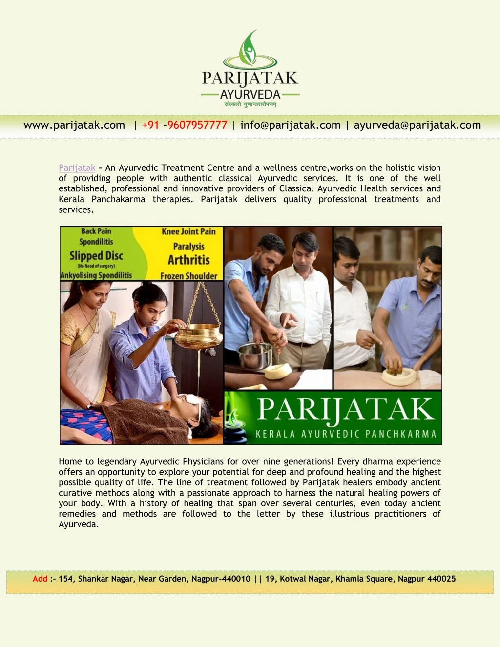 www parijatak com 91 9607957777 info@parijatak