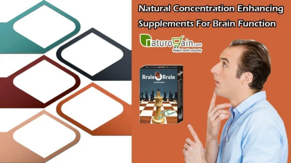 Natural Concentration Enhancing Supplements for Brain Function