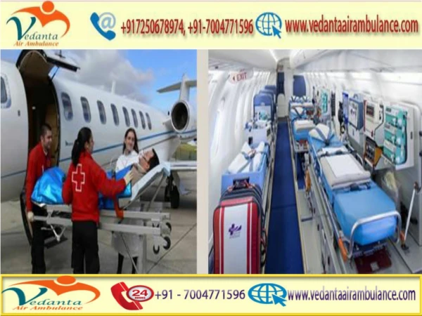 Vedanta Air Ambulance from Varanasi to Delhi is Always Available