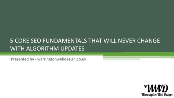 5 Core SEO Fundamentals That Will Never Change With Algorithm Updates