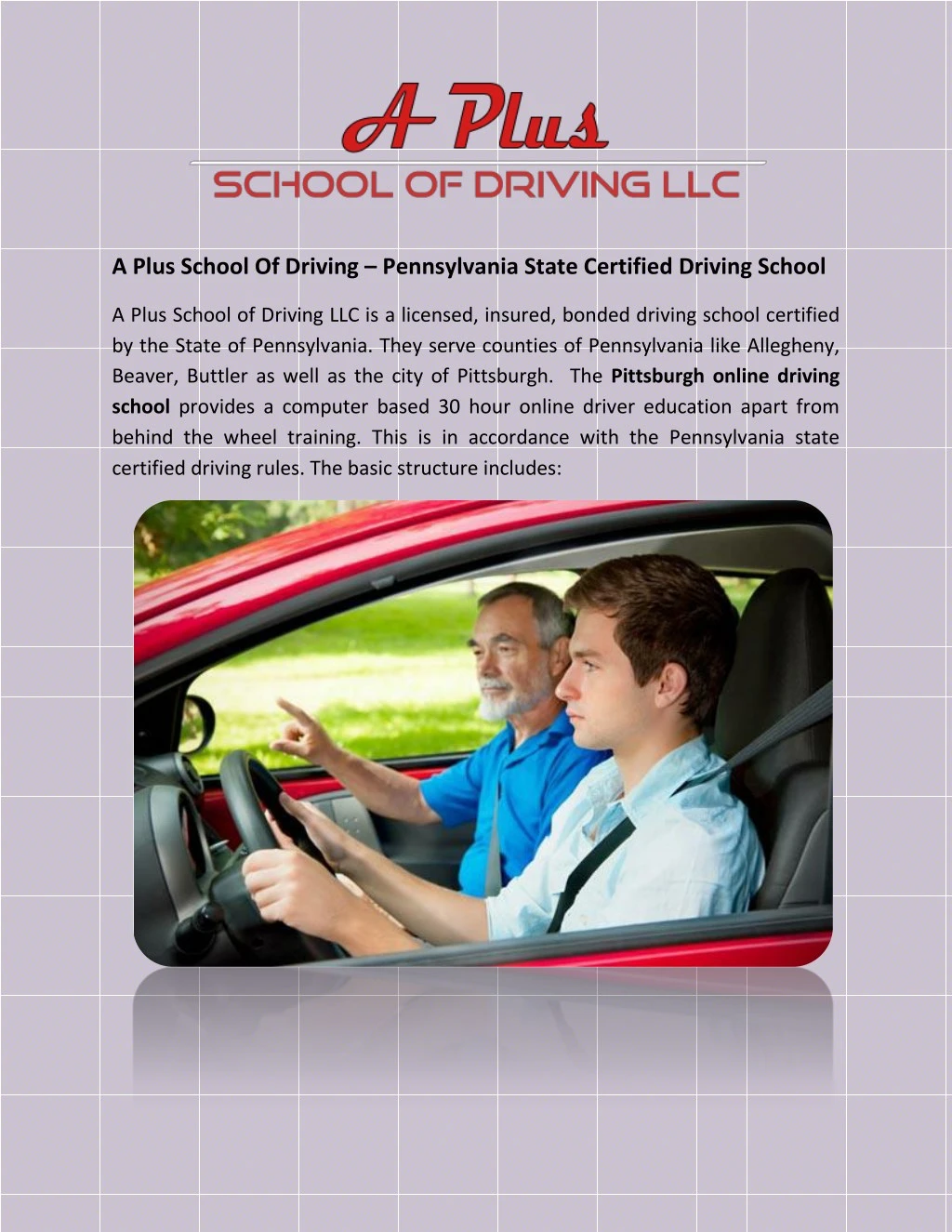 a plus school of driving pennsylvania state