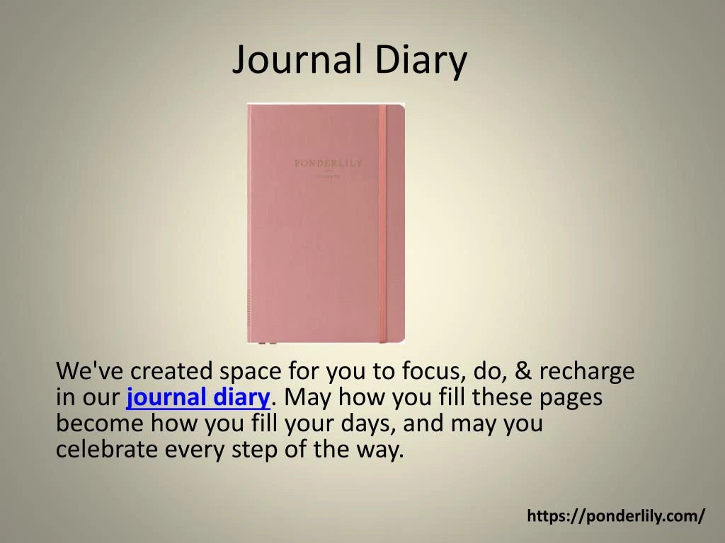 journal diary