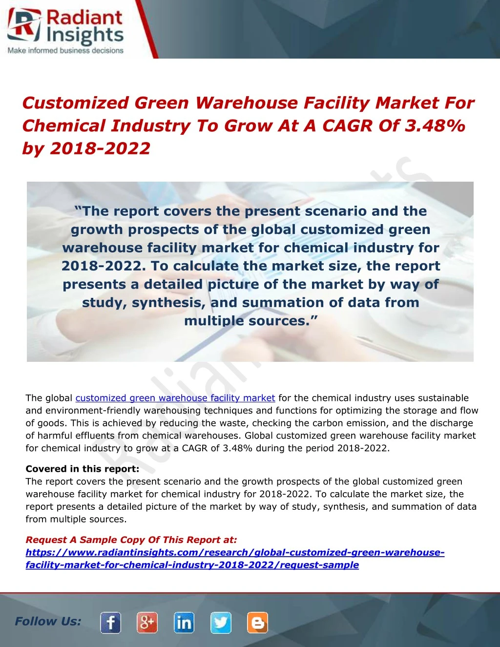customized green warehouse facility market