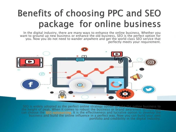 Benefits of choosing PPC and SEO package for online business