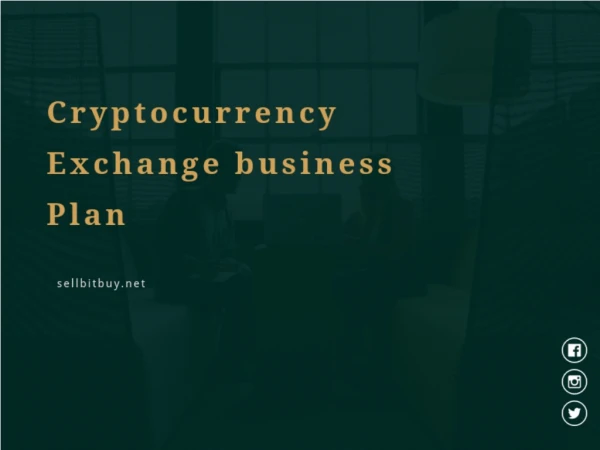Crypto Exchange business model pdf