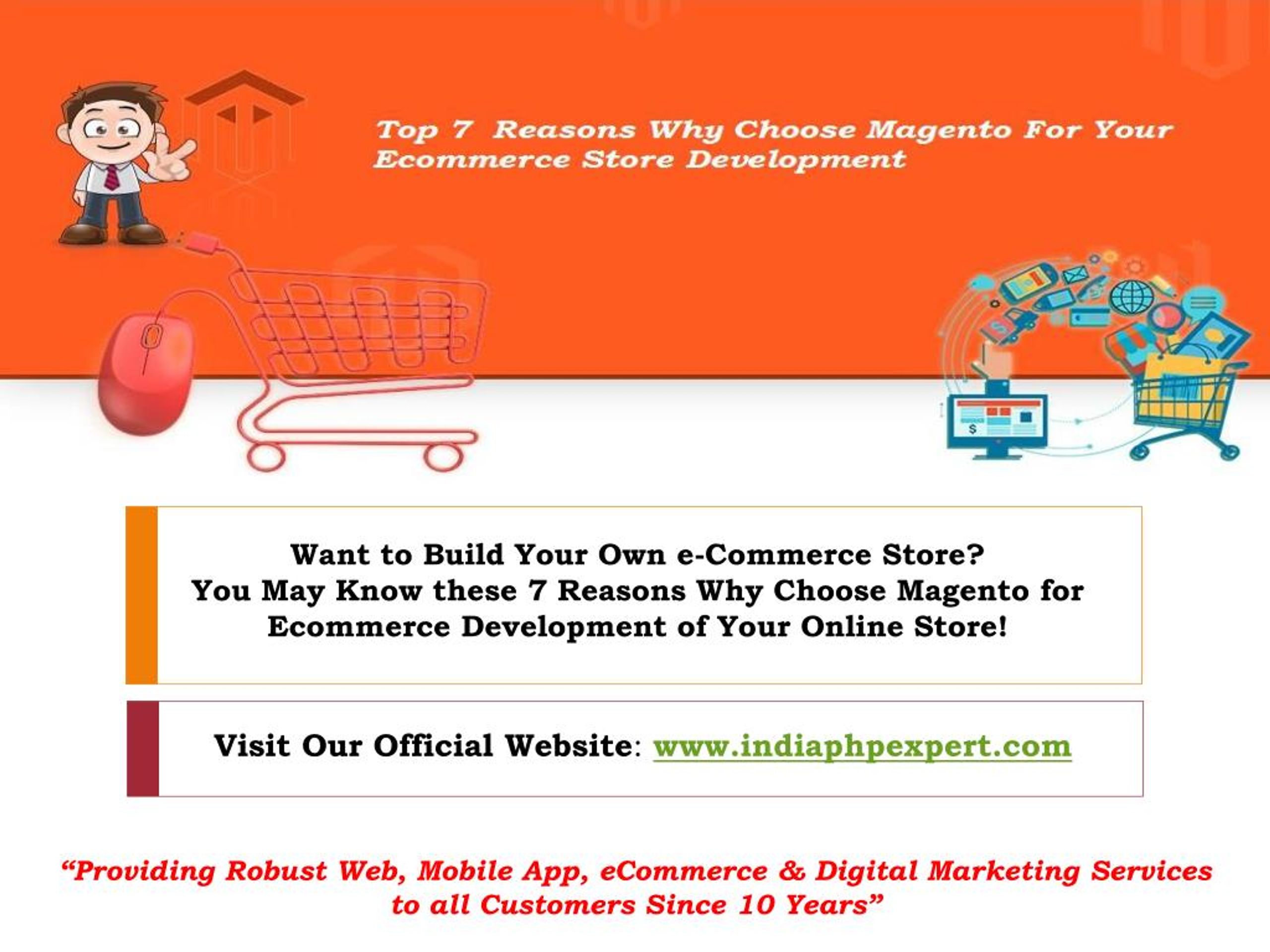 PPT - Top 7 Reasons to Choose Magento For Your Ecommerce Store ...