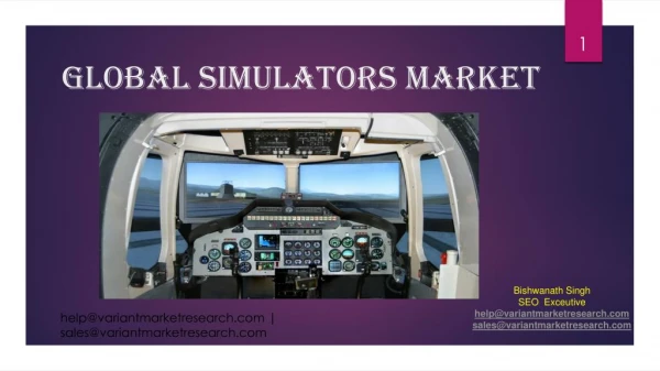 Global Simulators Market is estimated to reach $25.99 billion by 2025