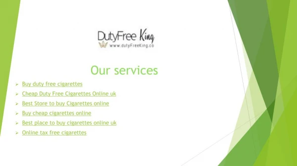 Best Place to Buy Duty Free Cigarettes Online in UK