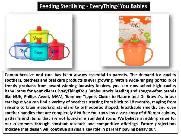 Feeding Sterilising - EveryThing4You Babies