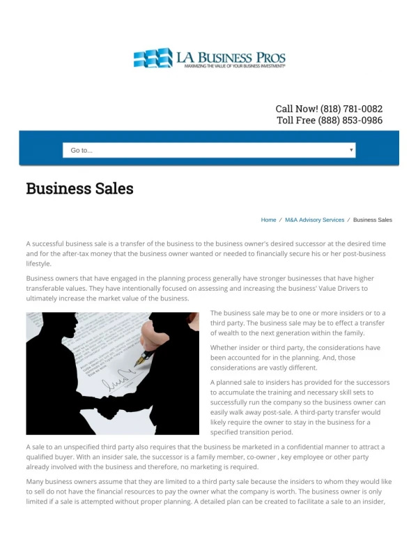 business sales tips