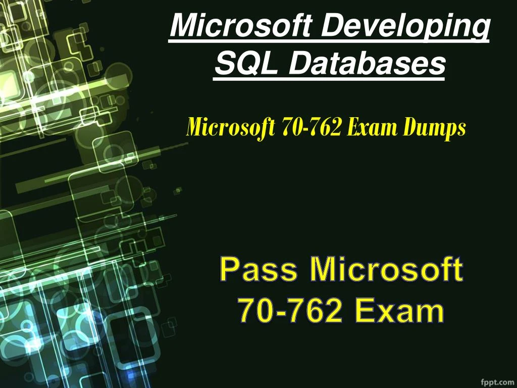 microsoft developing sql databases