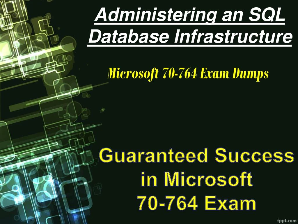 administering an sql database infrastructure