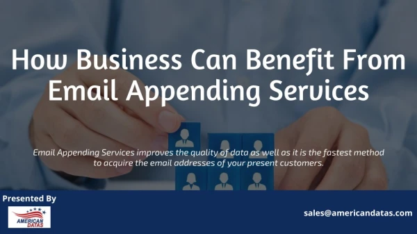 How business can benefit from email appending services