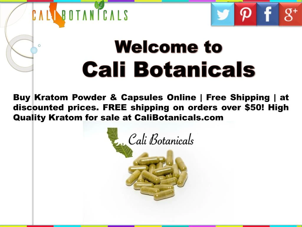 welcome to cali botanicals