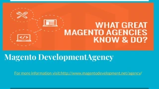 magento development agency - slide 1