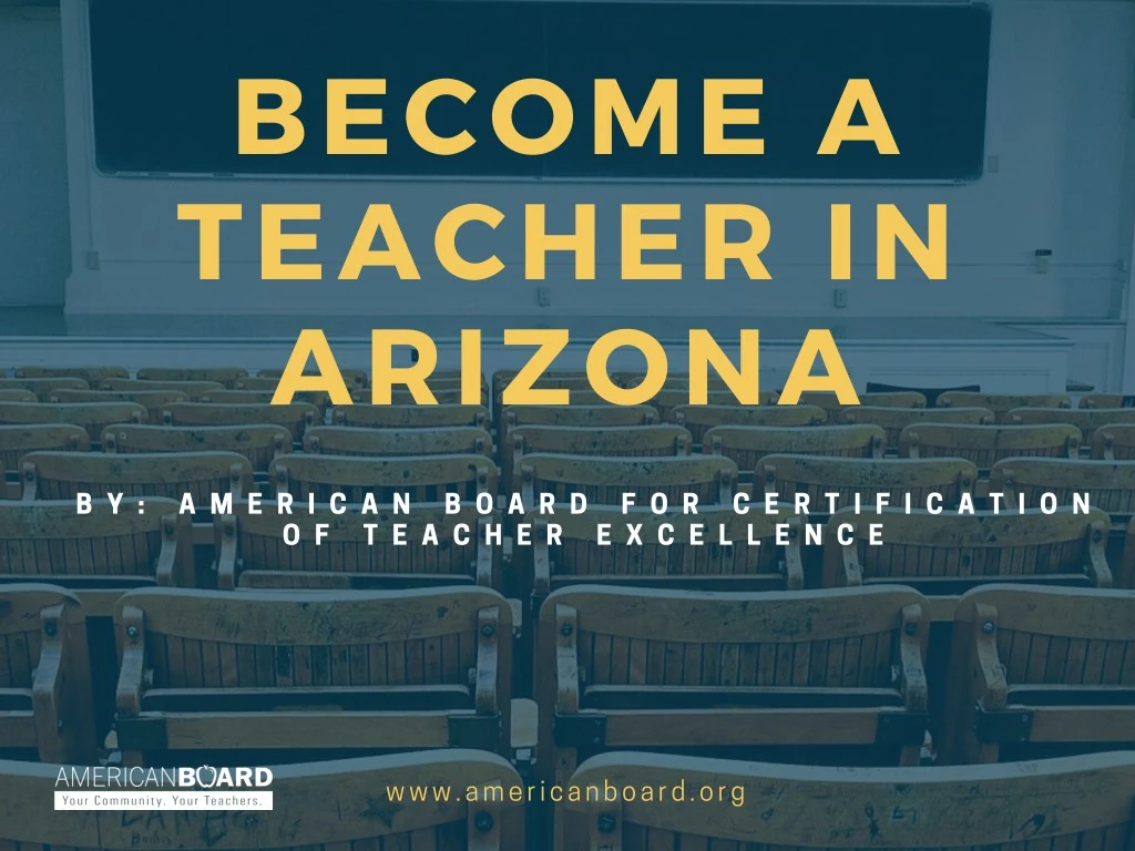 become a teacher in arizona