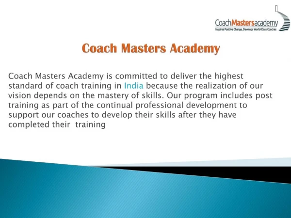 Coach Masters Academy