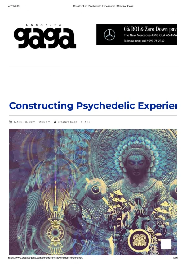 Constructing Psychedelic Experience! _ Creative Gaga