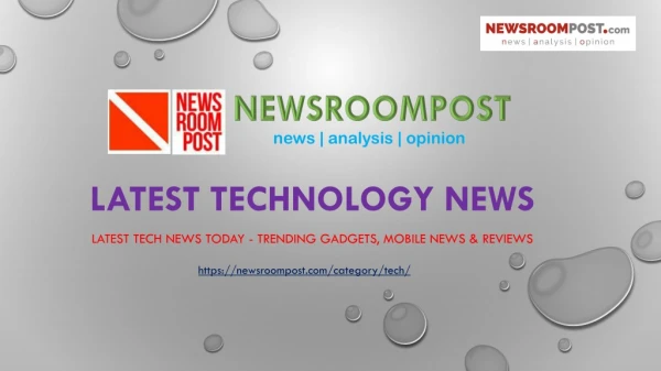 Latest Technology News in India, Trending Gadgets Updates - NewsroomPost
