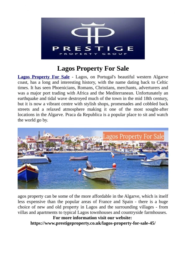 Lagos Property For Sale