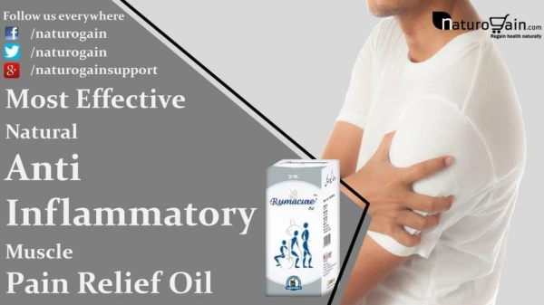 Most Effective Natural Anti Inflammatory Muscle Pain Relief Oil