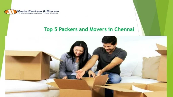 Packers and Movers in Chennai