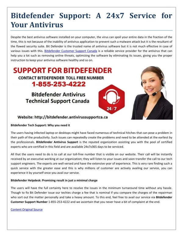 Bitdefender Support: A 24x7 Service for Your Antivirus