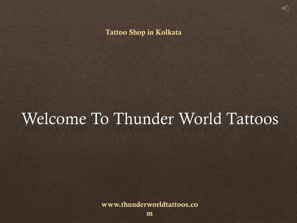 welcome to thunder world tattoos