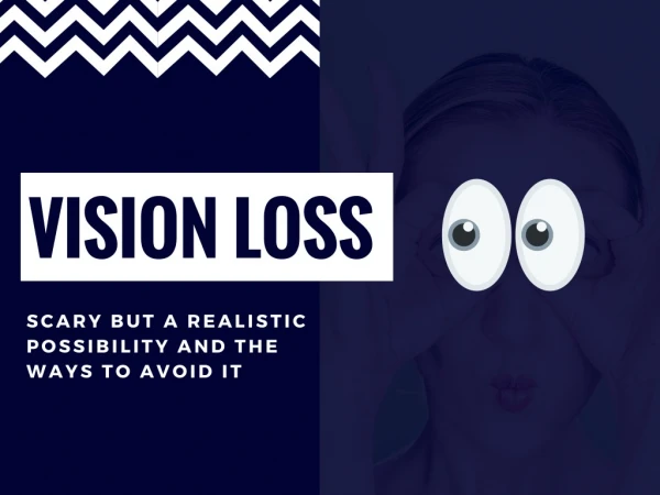 Vision Loss- Scary But a Realistic Possibility and the Ways to Avoid It