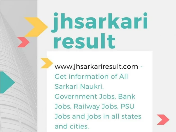 JHSarkariResult.com :Government Results, Latest GovernmentOnline Form | Result 2018