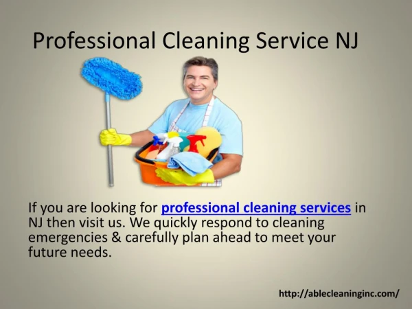 Professional Cleaning Service NJ